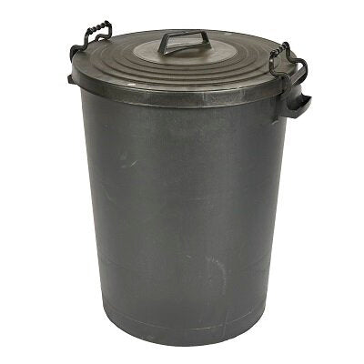 Heavy Duty Dustbin & Lid with Clip 110 litre various colours