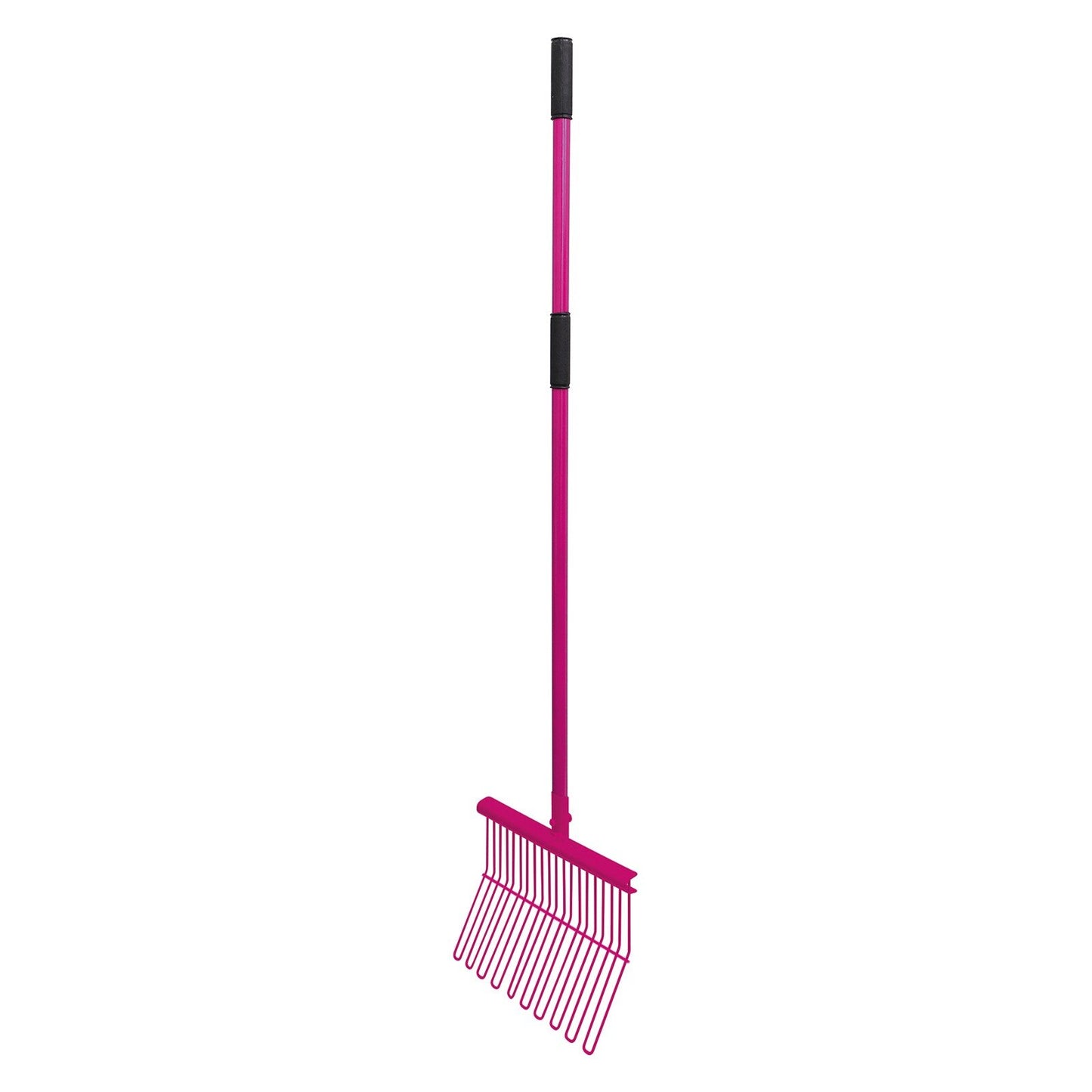 Rubber Matting Fork Aluminium Handle Pink Blue