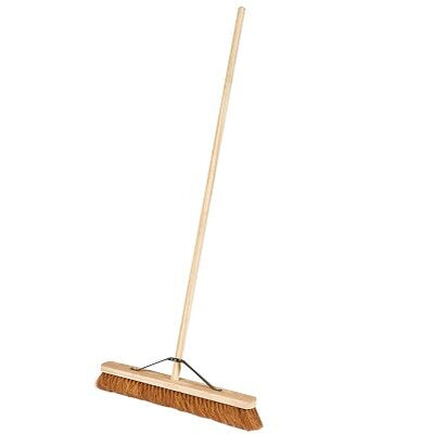 Soft Natural Coco Plarform Broom 24"