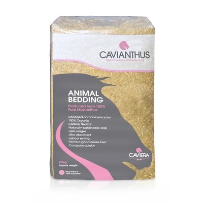 Caviera Cavianthus Miscanthus Straw Bedding 20kg